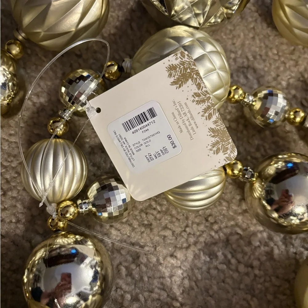 6’ Shatterproof Christmas Ornament Garland